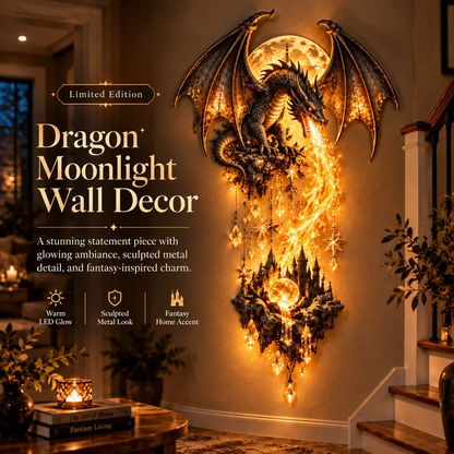 Dragonfire Guardian Wall Sconce – A Legendary Flame Awakens On Your Wall 🔥