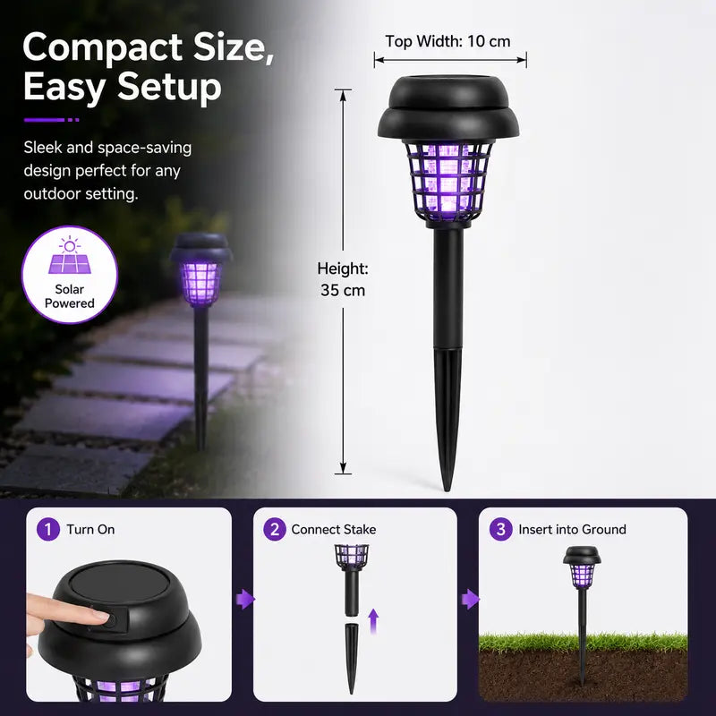 Solar Mosquito Zapper Light