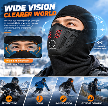 Windproof Winter Balaclava Ski Mask with Thermal Fleece Lining