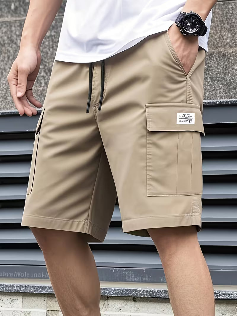 Men’s Summer 2-Pack Cargo Shorts with Multiple Pockets
