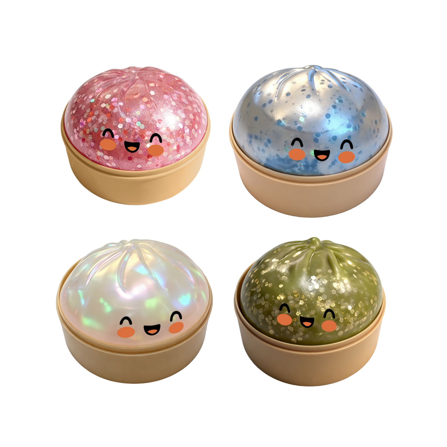 Glitter Dumpling Squishy