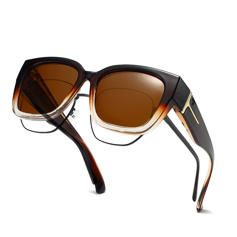 Fit Over Polarized Sunglasses UV400 Oversized Anti-Glare Driving Glasses