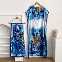 Blue Peony Elegance