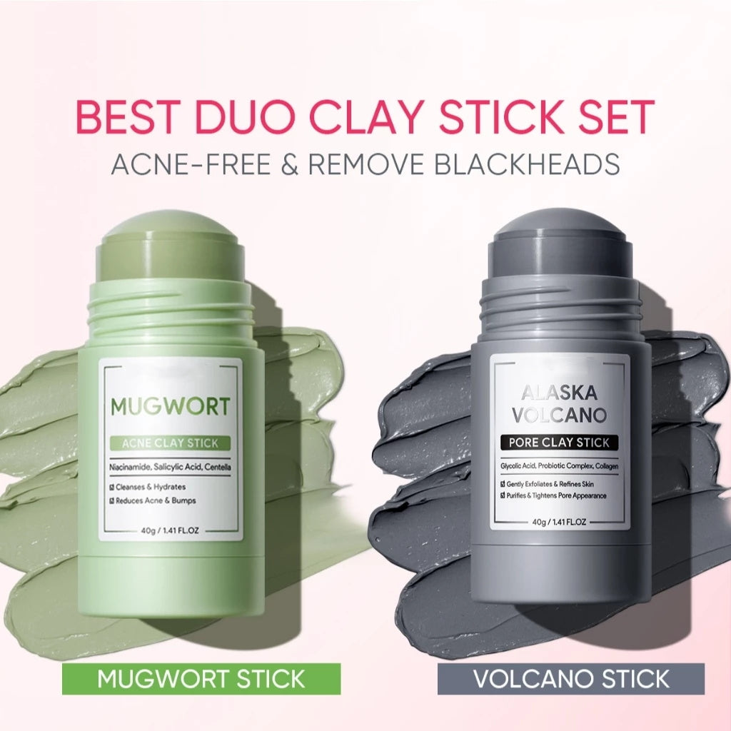 Volcanic Clay Stick Mask for Pores, Acne & Blackheads