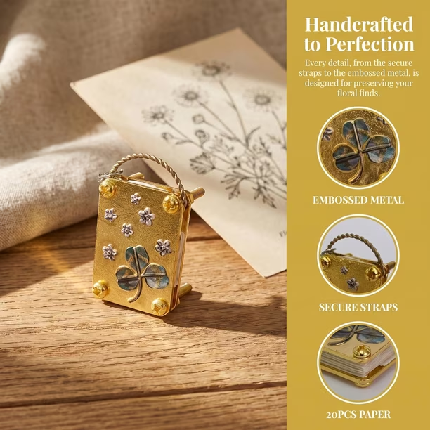Mini Flower Press Kit for Flowers, Leaves & DIY Crafts