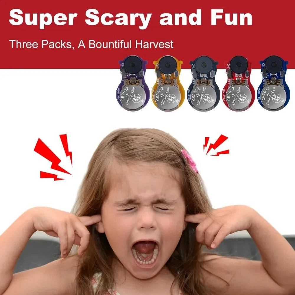 3-Pack Hidden Prank Noise Makers with Random Chirps