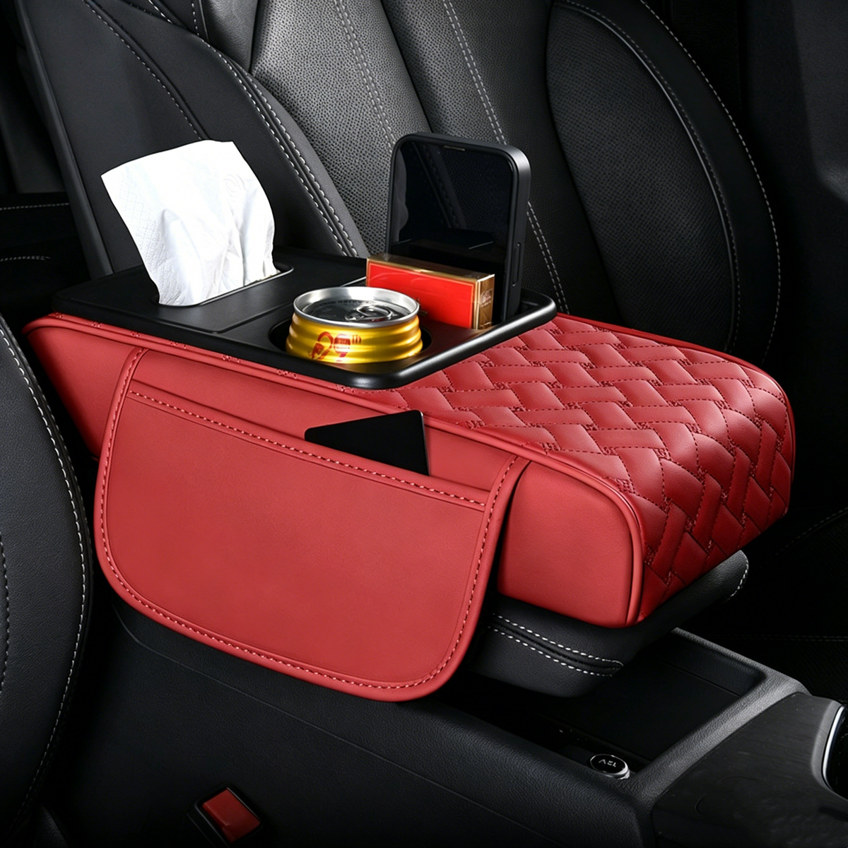 4-in-1 Multi-Functional Car Armrest Organizer