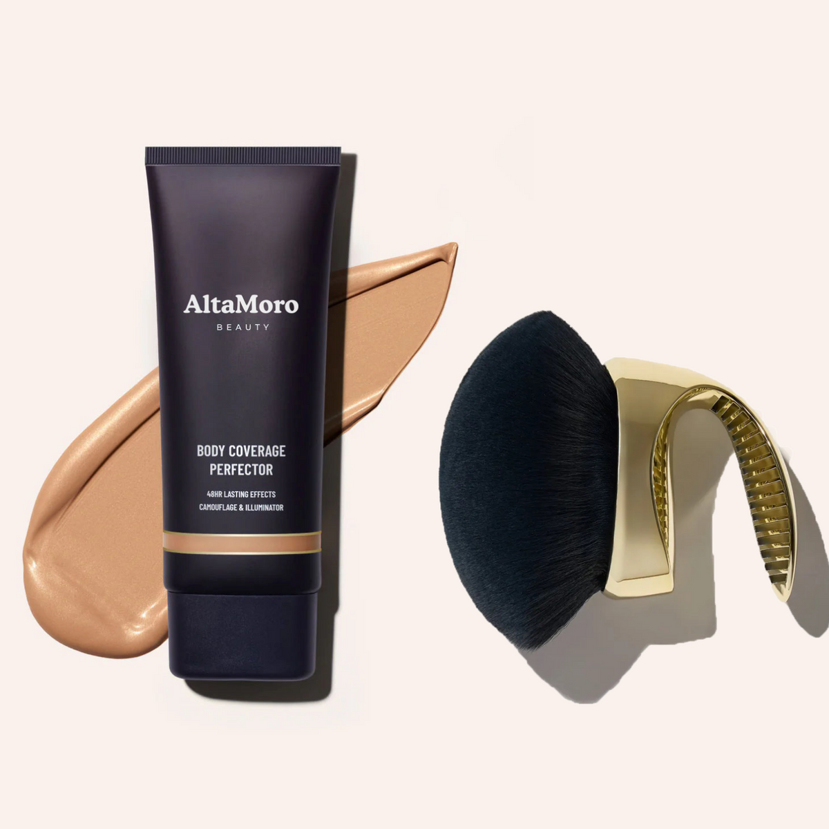 Flawless Body Coverage Makeup Set with X-Large Body Brush