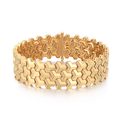 Origin Iced Triple Row Armor Bracelet