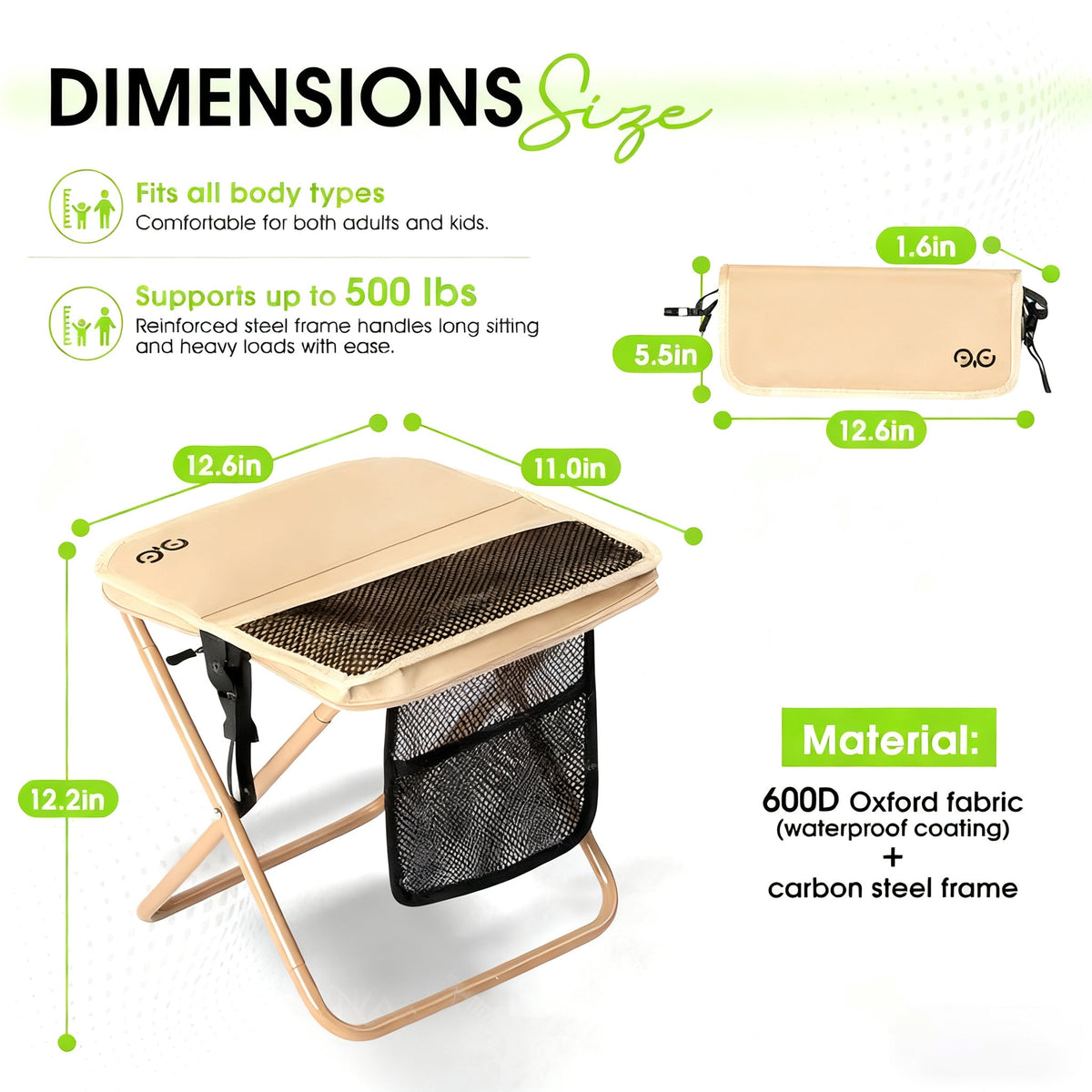 Portable Foldable Camping Chair