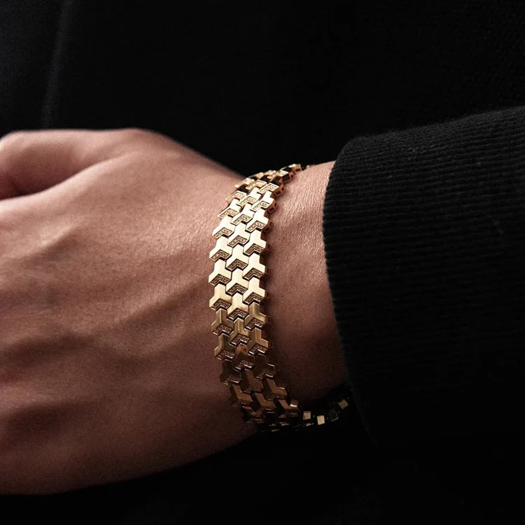 Origin Iced Triple Row Armor Bracelet