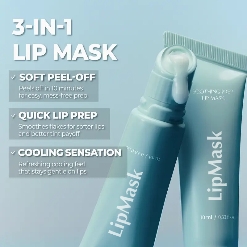 Soothing Prep Lip Mask — Cooling peel-off lip mask