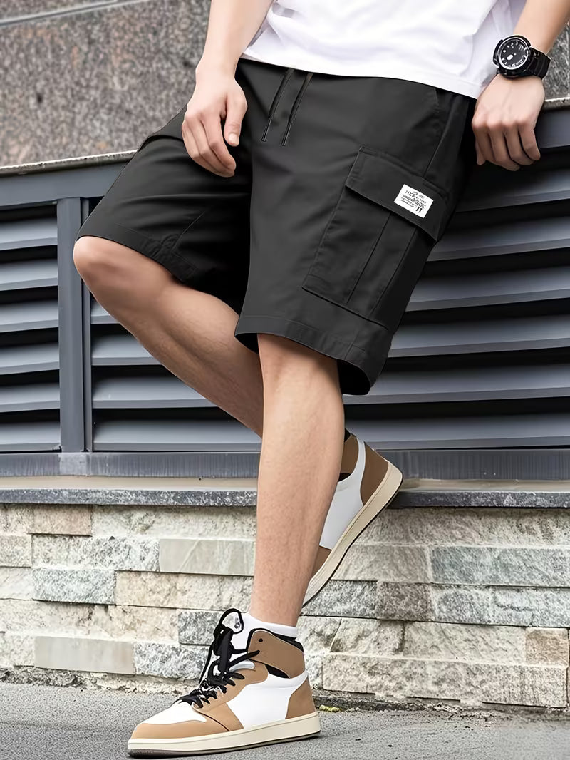 Men’s Summer 2-Pack Cargo Shorts with Multiple Pockets