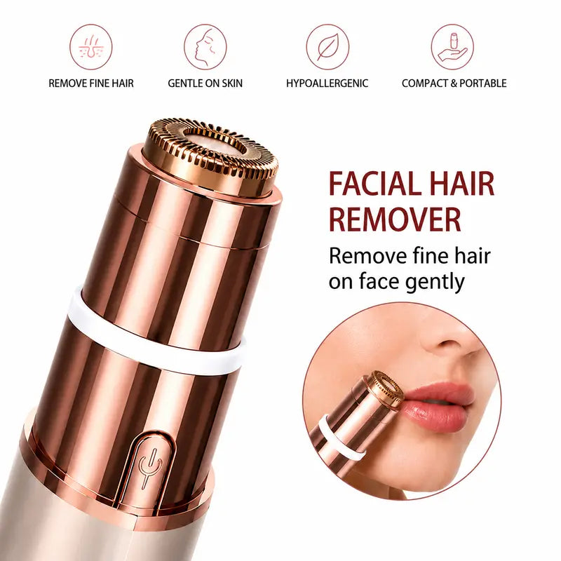 2 in 1 facial & eyebrow hair trimmer for Women