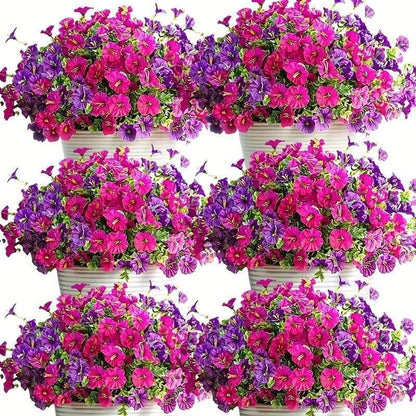 🌺Artificial Flower Set – Realistic Outdoor & Home Decor
