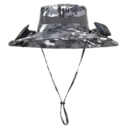 Ultralight Solar Dual Fan Cooling Sun Hat