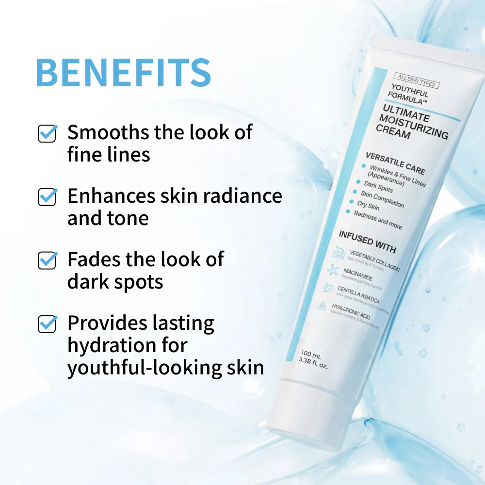 Ultimate Moisturizing Cream – Deep Hydration & Youthful Skin Repair