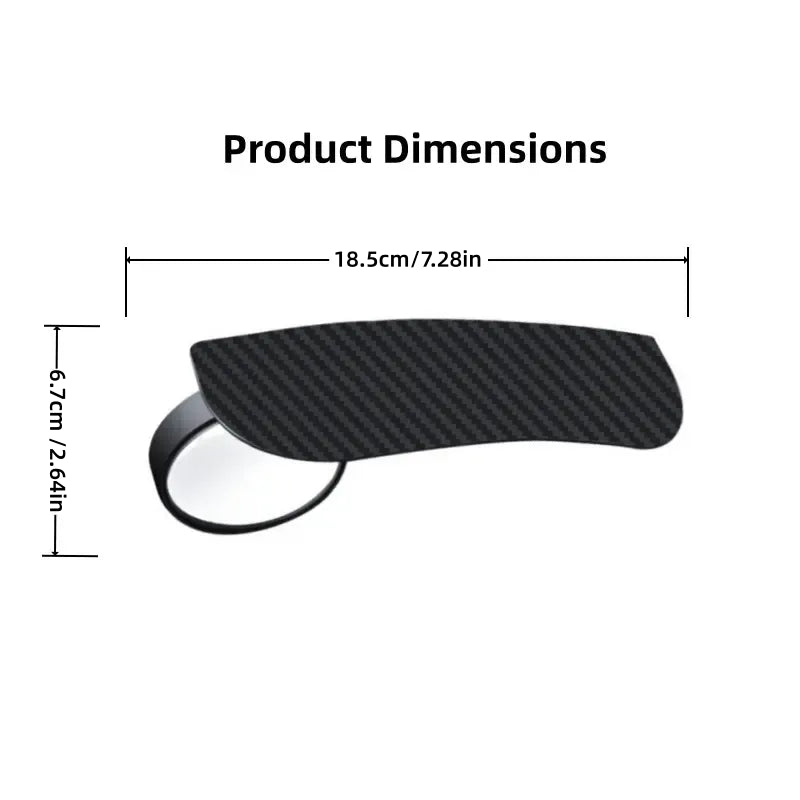 2-in-1 Side Mirror Rain Visors with Blind Spot Mirrors