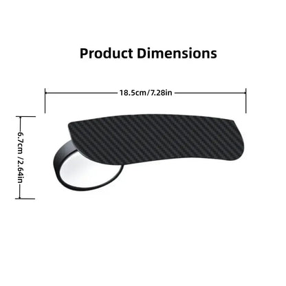 2-in-1 Side Mirror Rain Visors with Blind Spot Mirrors