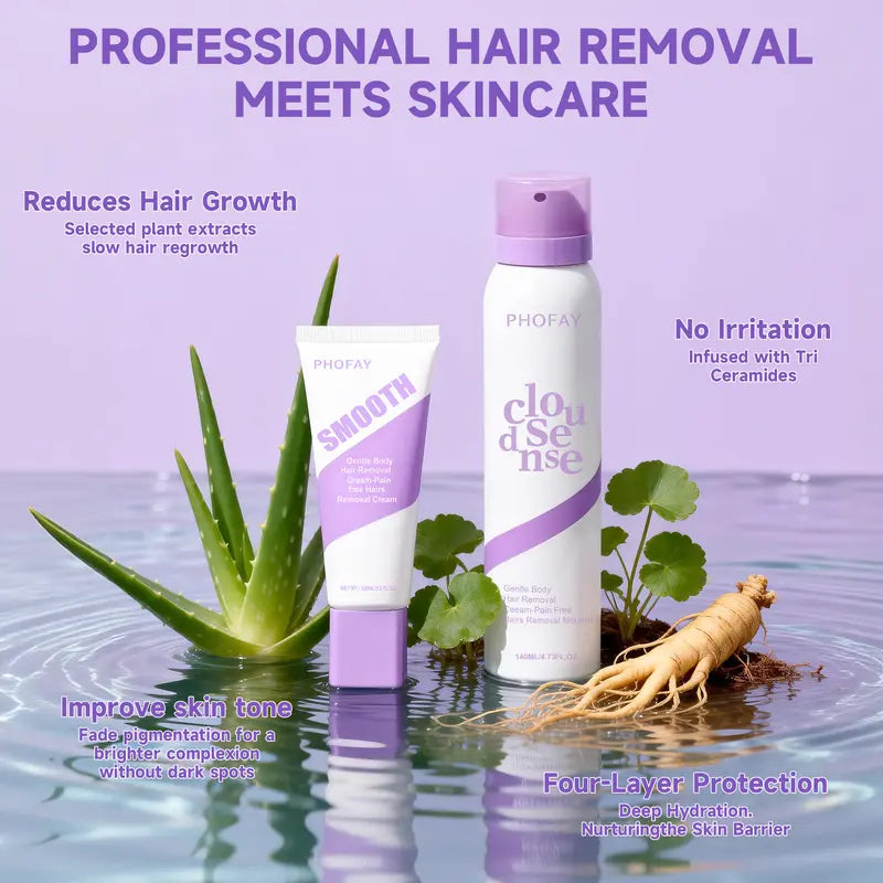 Bikini Pain-Free Hair Removal Cream for Sensitive Skin