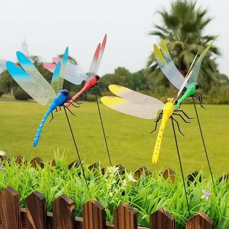 3D Dragonfly Clip – Garden Decor & Natural Fly Deterrent