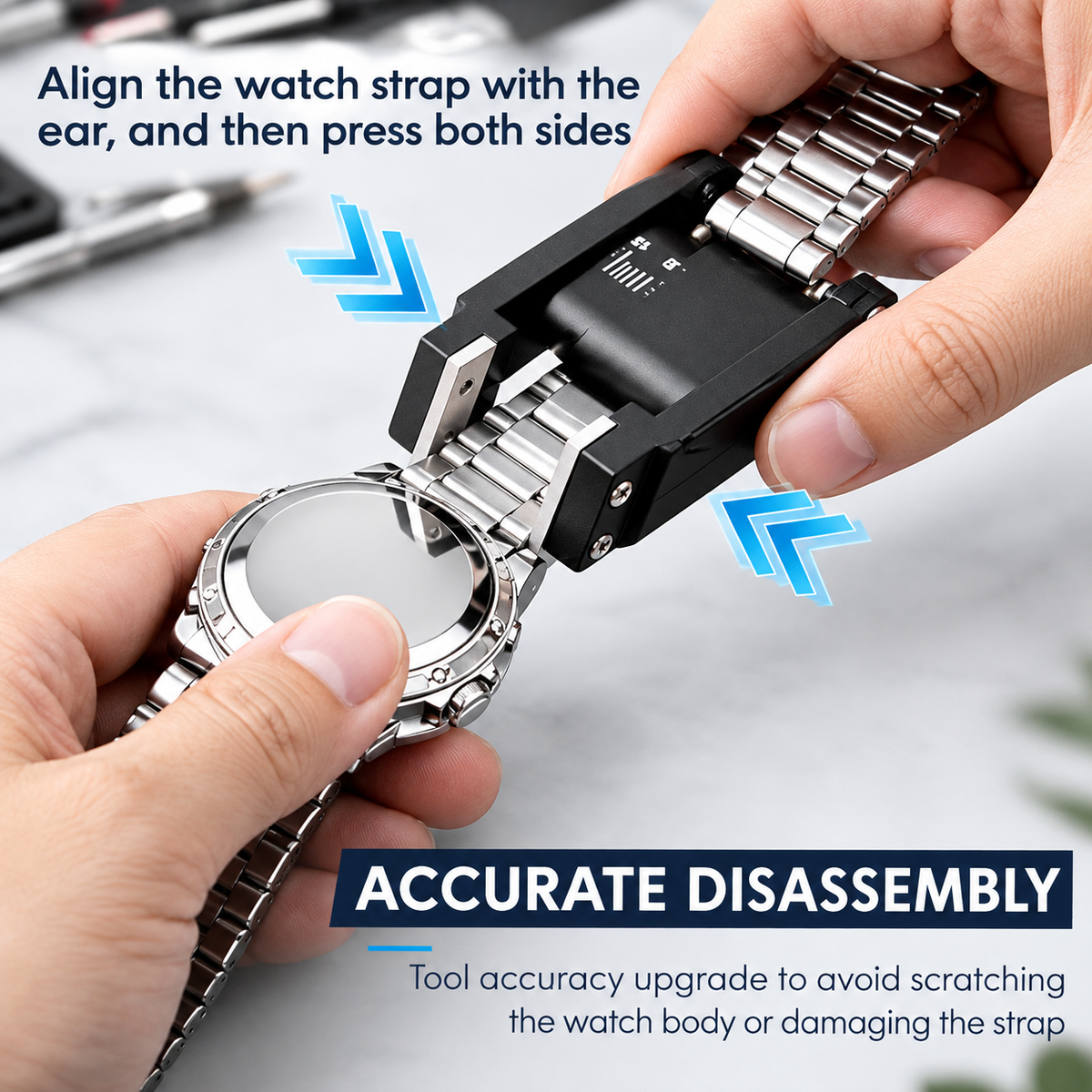 Dual Sided Watch Bracelet Strap Removal Tool