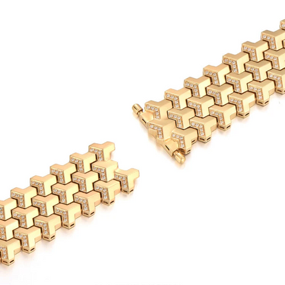 Origin Iced Triple Row Armor Bracelet