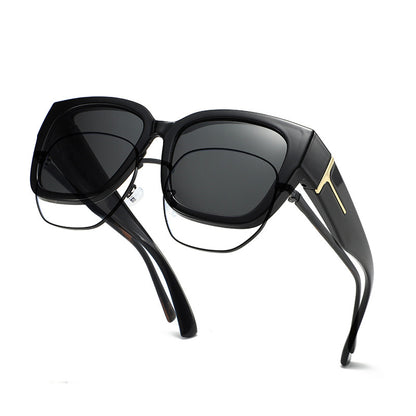 Fit Over Polarized Sunglasses UV400 Oversized Anti-Glare Driving Glasses