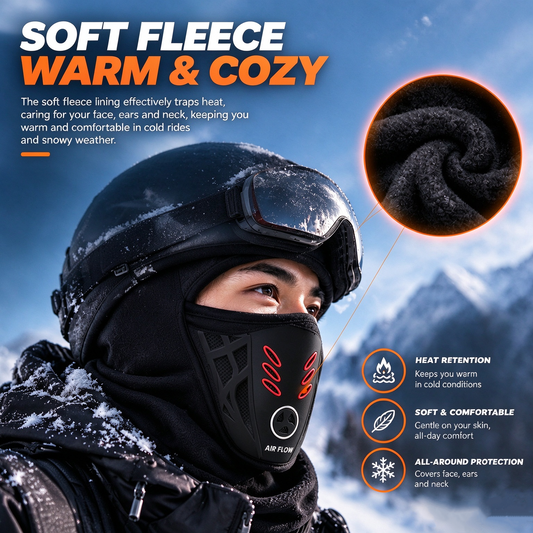 Windproof Winter Balaclava Ski Mask with Thermal Fleece Lining