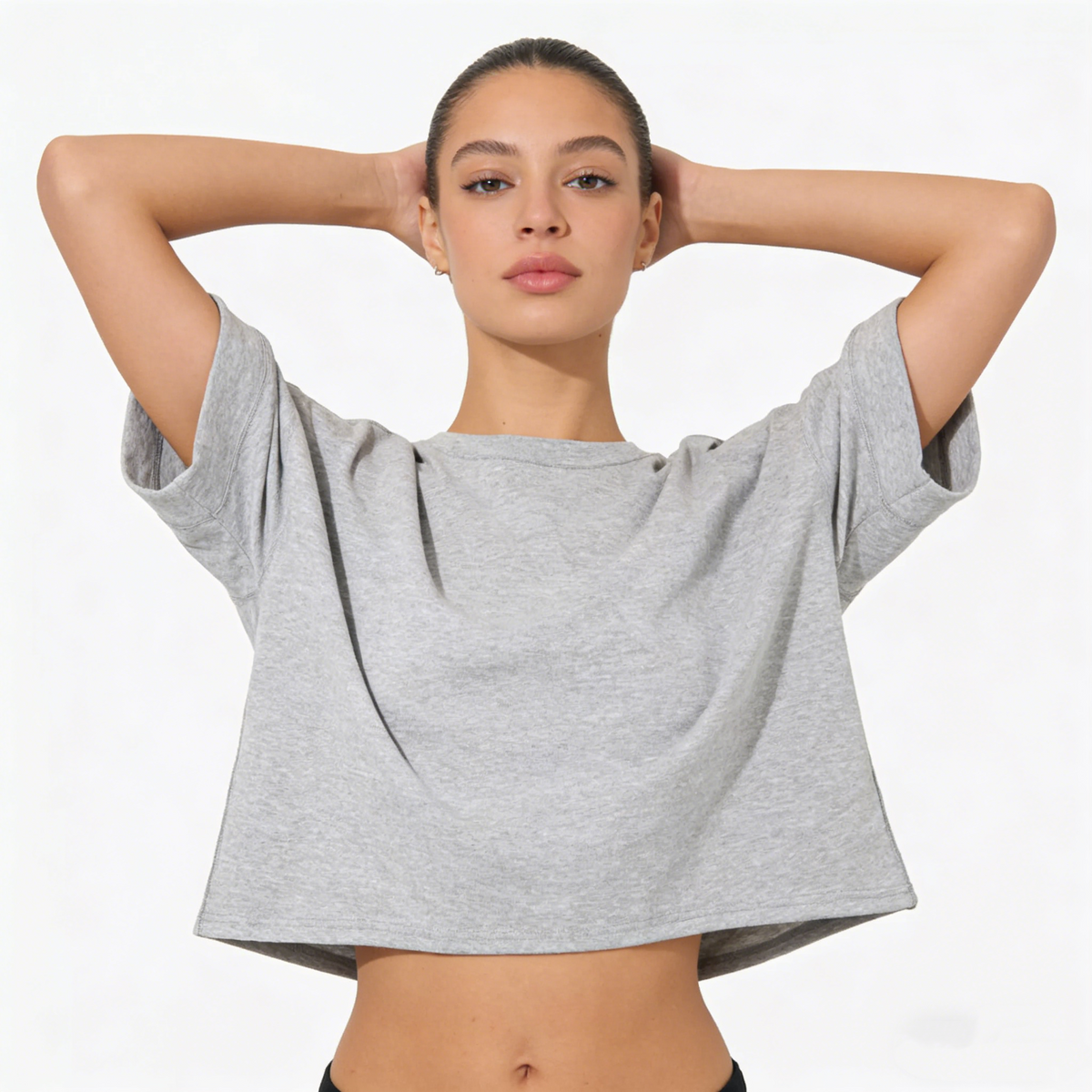 Women’s Oversized Basic Tee – Loose Fit Soft Comfortable Everyday Top