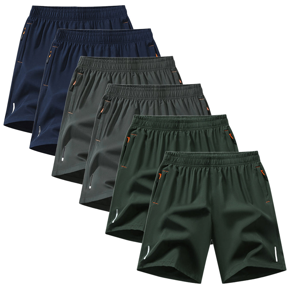 3/6 Pack Men's Quick-Dry Shorts