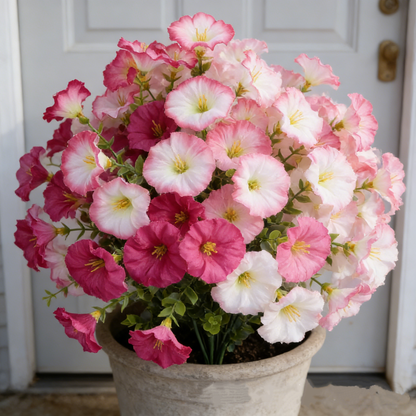 🌺Artificial Flower Set – Realistic Outdoor & Home Decor