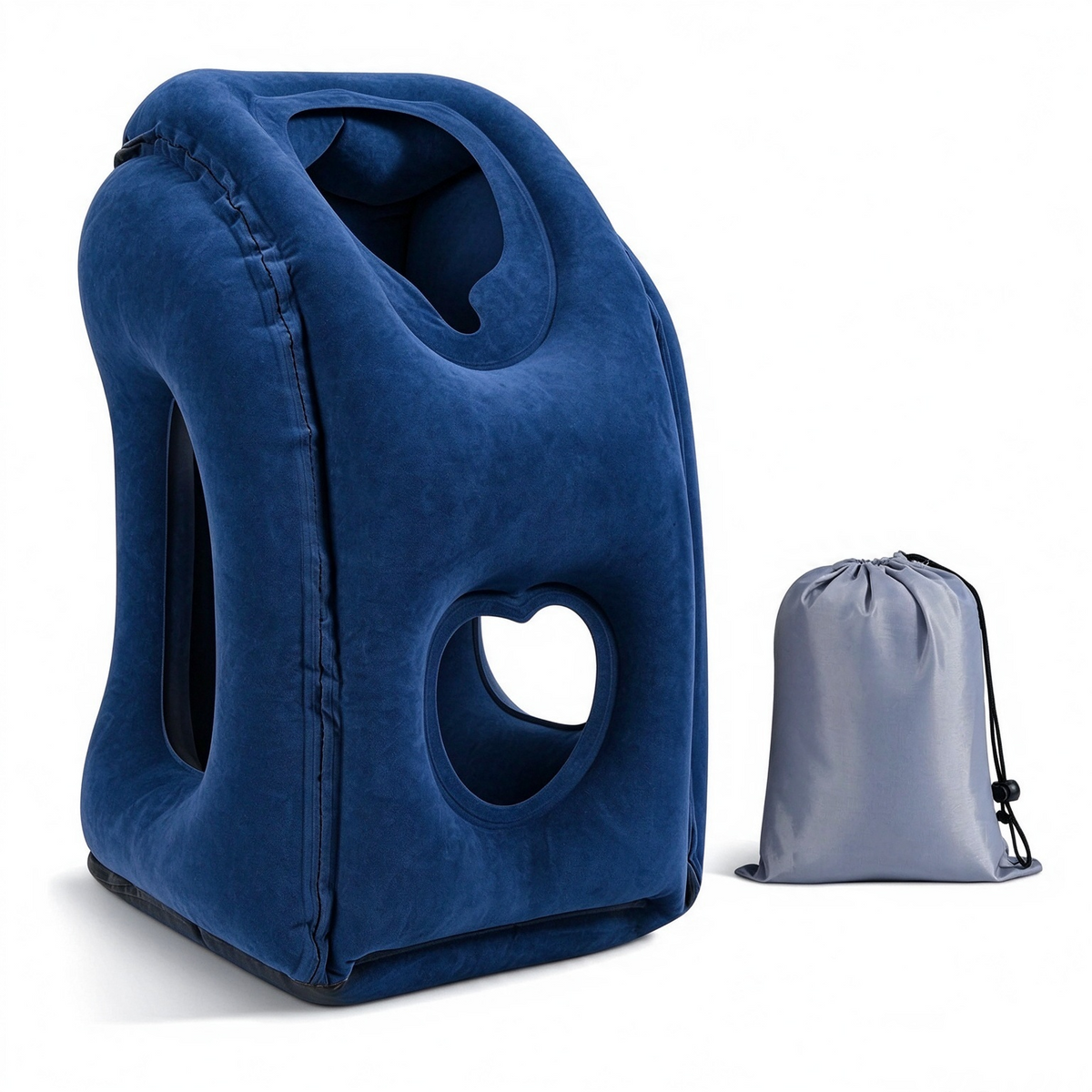 Inflatable Travel Pillow-Neck Pillow with Storage Bag