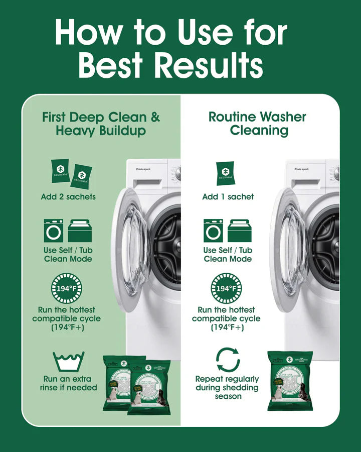 Pet Hair Dissolver for Washing Machine (6PCS)