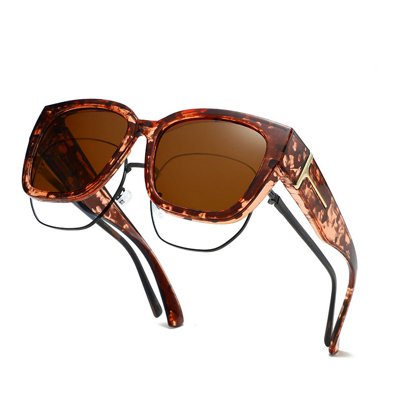 Fit Over Polarized Sunglasses UV400 Oversized Anti-Glare Driving Glasses