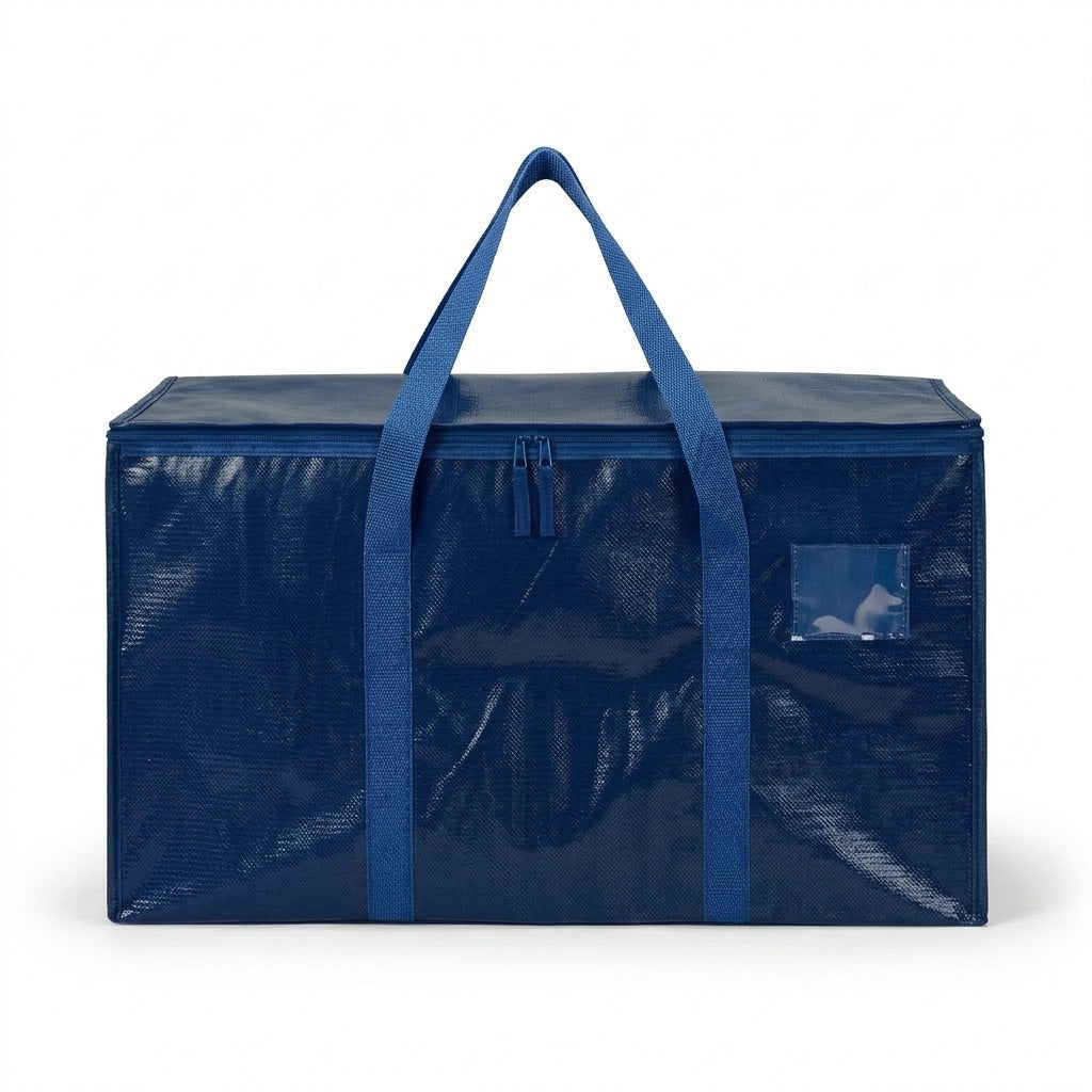 Large Clear Storage Box with Hinged Lid – Heavy-Duty High Capacity Organizer