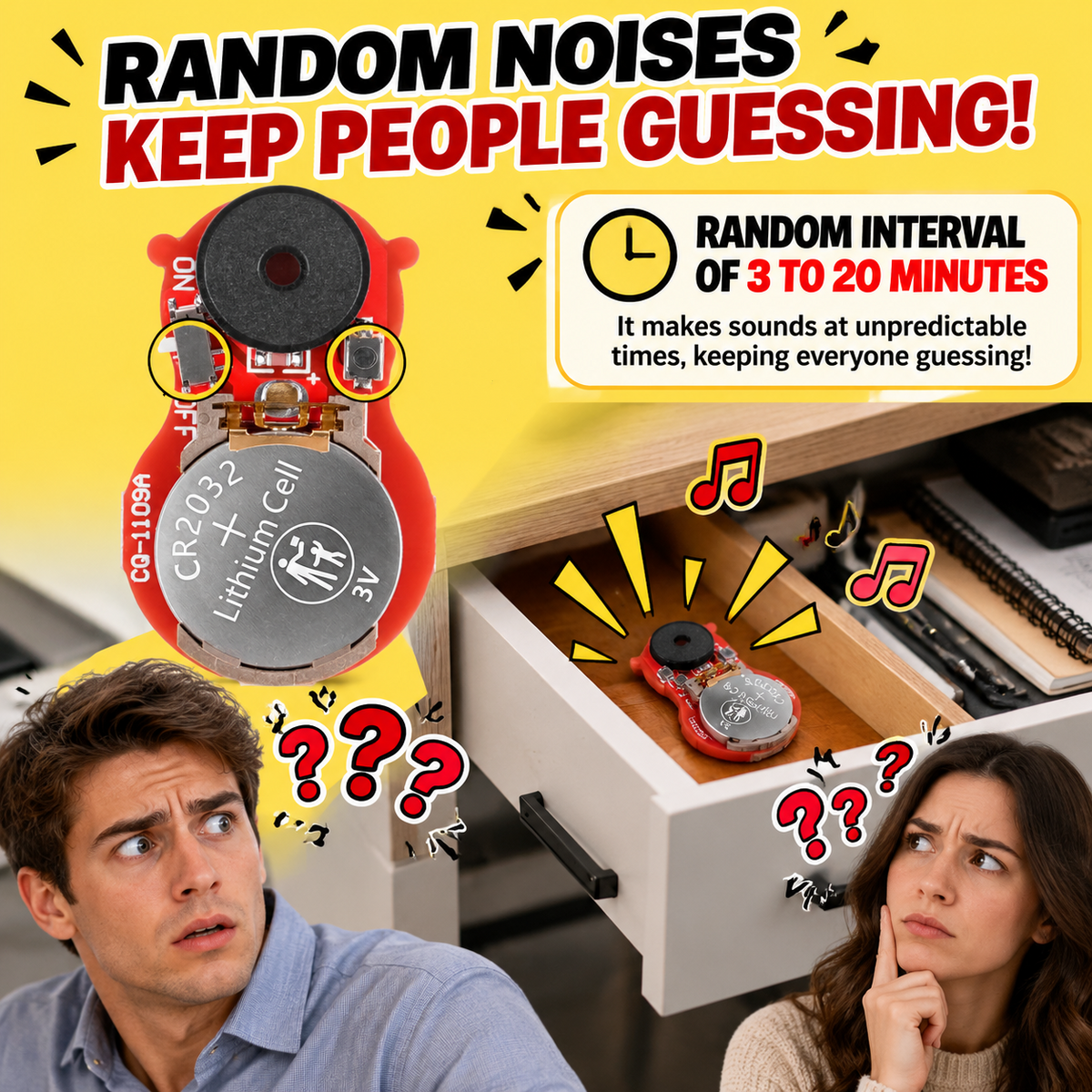 Three pack prank noise makers