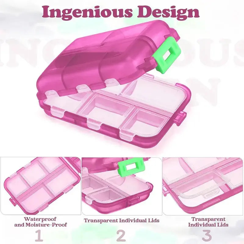 💊Portable Travel Pill Organizer