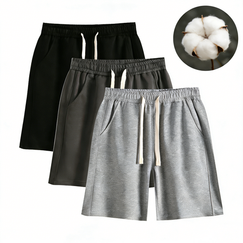 ✨3Packs Men's Solid Pocket Waist Shorts