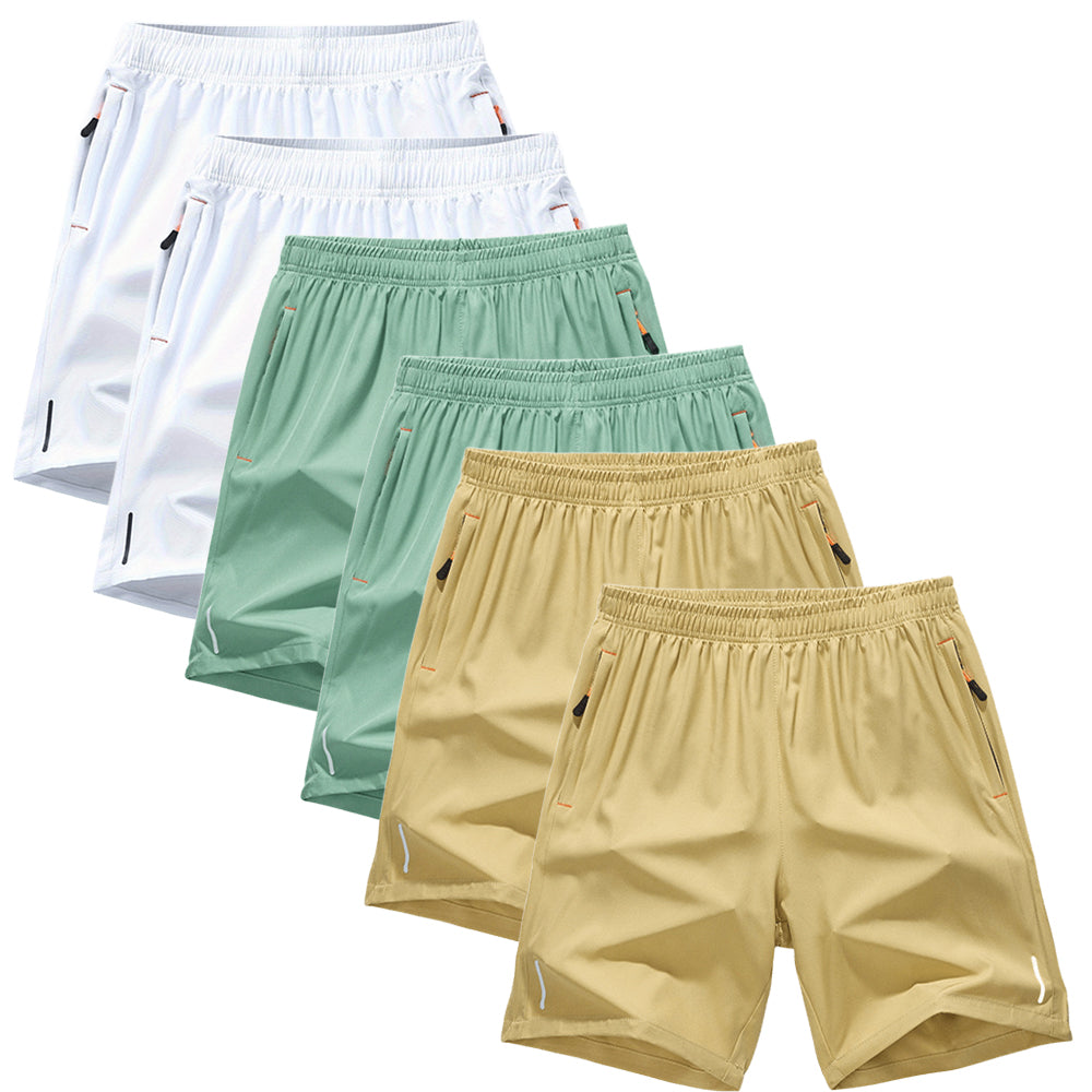 3/6 Pack Men's Quick-Dry Shorts