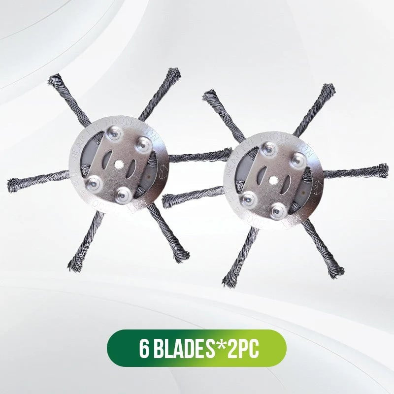 Heavy-Duty Steel Wire Trimmer Head for Cordless Weed Trimmers