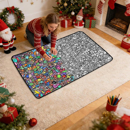 Art Craft Coloring Blanket