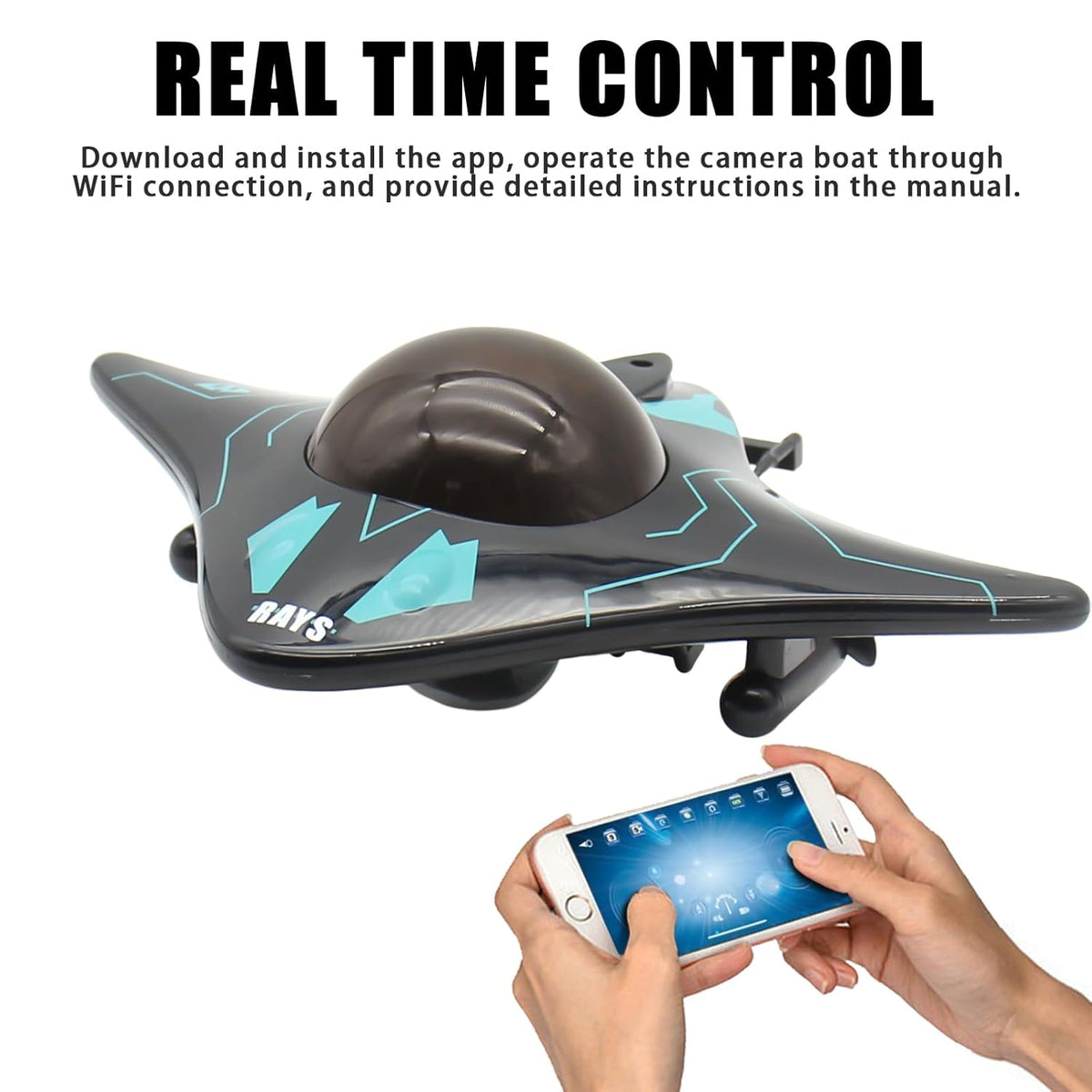 NaviFloat™ - Remote Control Underwater Camera Boat