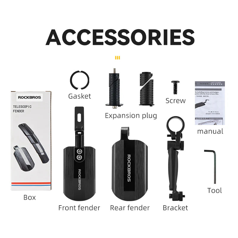 Adjustable Road Mountain Bike Fender