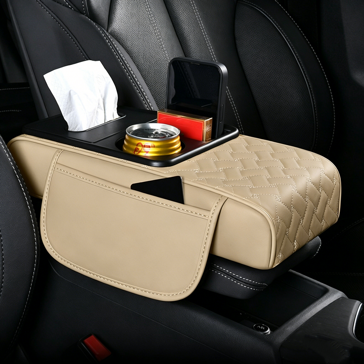 4-in-1 Multi-Functional Car Armrest Organizer