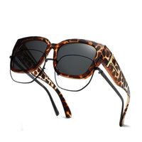 Tortoiseshell Frame (Black-Grey Lens)