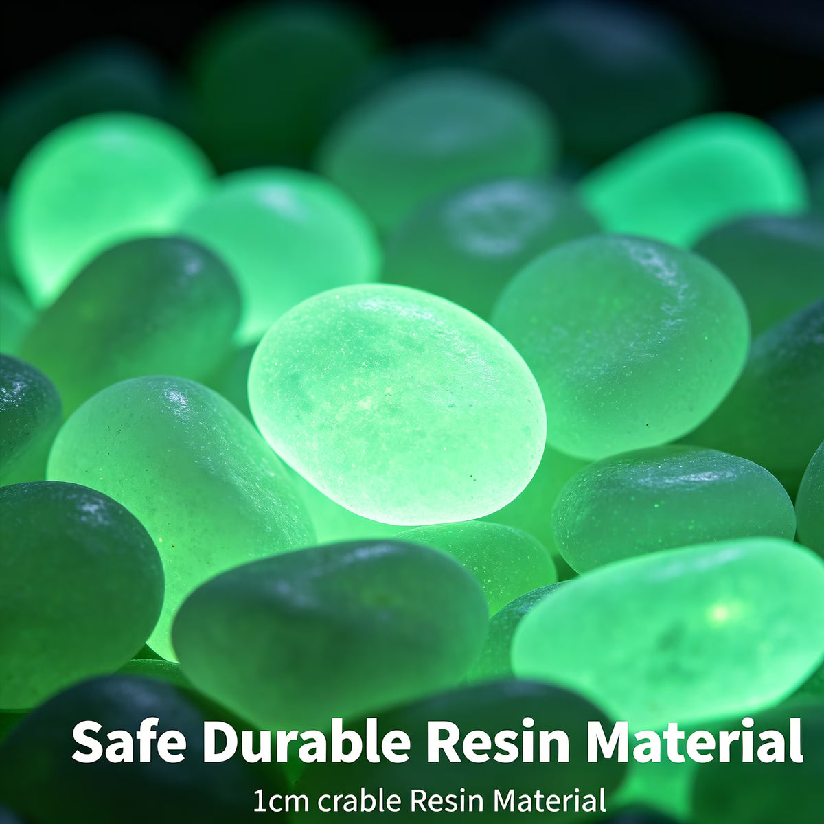 Mixed Color Luminous Garden Stones