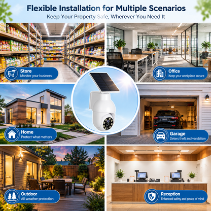 360° Ultra-Bright Motion Sensor Spotlight|Wireless Dummy PT Dome CCTV Camera