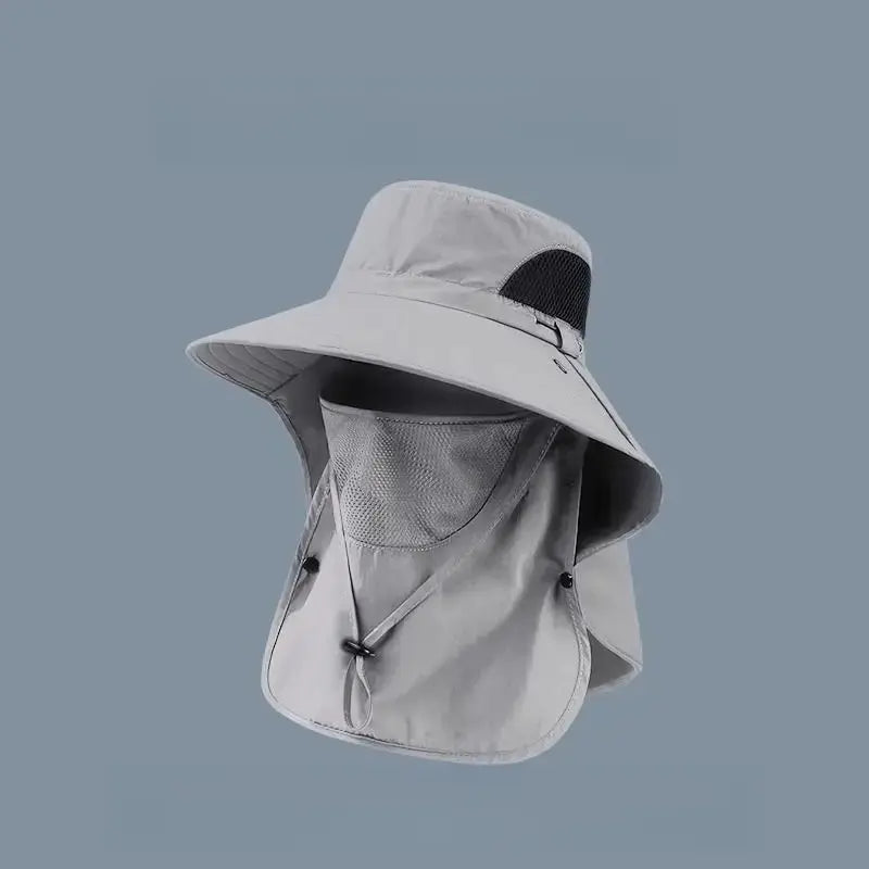 Detachable Outdoor Fishing Face Covering Neck Protection Sun Hat