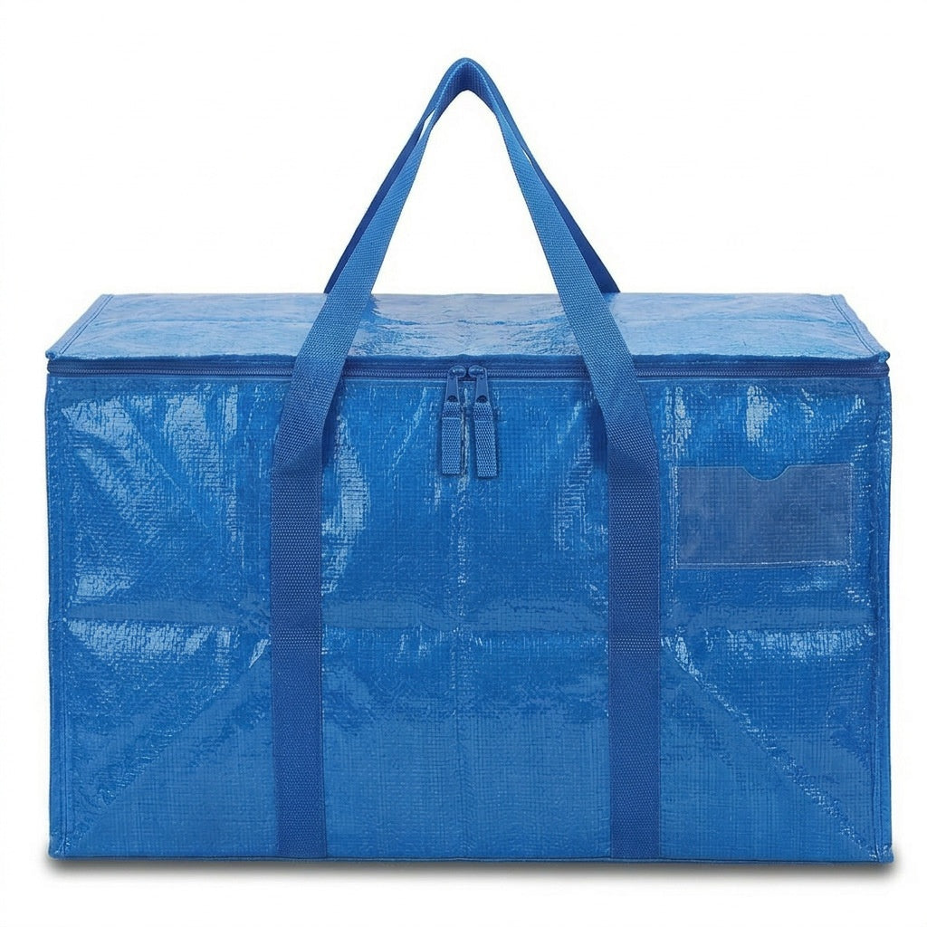 Large Clear Storage Box with Hinged Lid – Heavy-Duty High Capacity Organizer